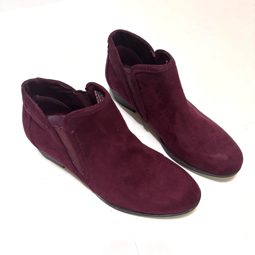 Maurices Women's Burgundy Ankle Boots